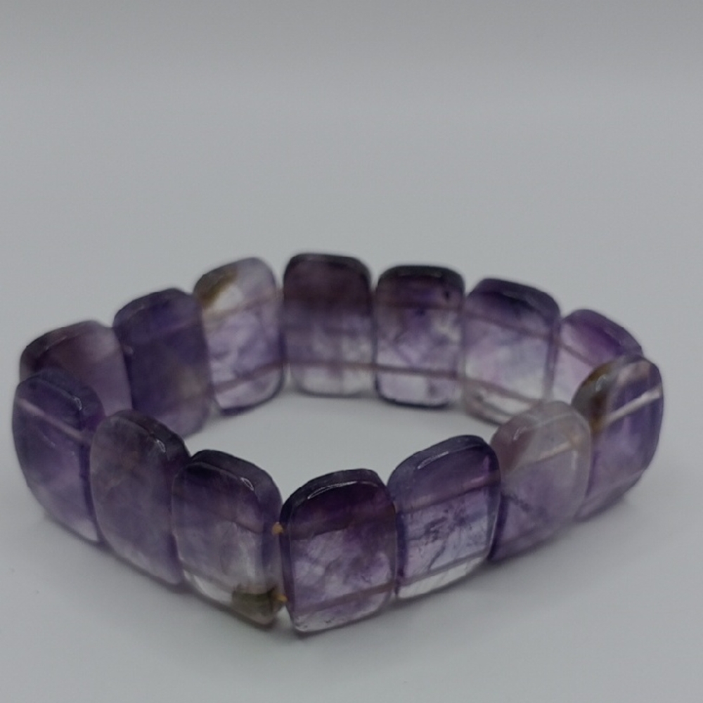Purple Amethyst Stretch Bracelet
